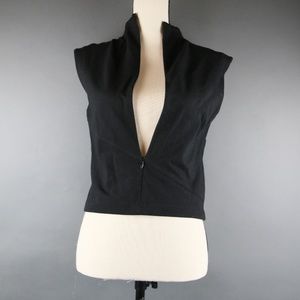 Daniel Rebecca Black Sleeveless Top Size L